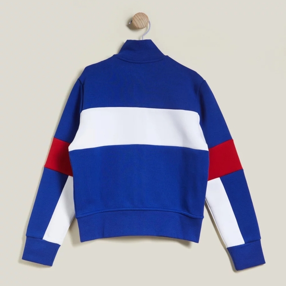 POLO RALPH LAUREN Men's Color-Blocked Double-Knit Track Jacket Blue Multi - Picture 7 of 12